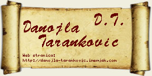 Danojla Taranković vizit kartica